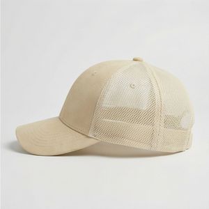 หมวกแก๊ปสีครีม หมวกเบสบอล สไตล์ฤดูร้อน ยอดนิยมสำหรับทุกวัน อุปกรณ์สำหรับผู้ชาย หมวกพรีเมียมสำหรับผู้หญิง รุ่นล่าสุด - Product Image 3