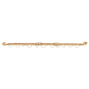 Nakshi Gold Plated Quartz Belly Chain-Classic Trendy Body Jewelry for Party and Wedding - Product Image 2