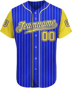 Venta al por mayor transpirable uniforme de béisbol personalizado sublimación impresa hombres Softball Jersey poliéster uniforme bordado imprimir logotipo - Product Image 5