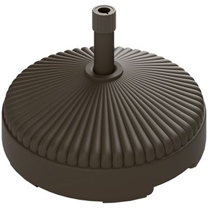 Base per Ombrellone da Esterno Rotonda, Resistente, Capacità 51 libbre (22,7 kg) con 62 libbre (28,2 kg) di Carico d'Acqua, per Uso in Cortile - Product Image 1