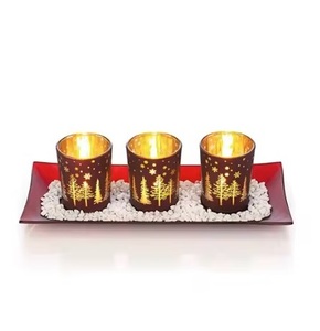 Portavelas de Cristal de Lujo en Oferta, Velas Aromáticas de Alta Calidad para el Hogar, Estilo Atractivo para Navidad y Eventos - Product Image 4