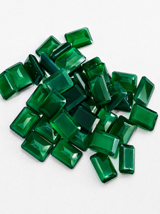 GEMAS ORGÁNICAS al por Mayor, Certificadas por Terceros, Piedras Preciosas Sueltas de Ónix Verde Natural |   Piedras Facetadas de Corte Octogonal Personalizadas - Product Image 5