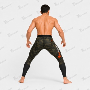 กางเกงรัดรูปสำหรับฝึกซ้อม MMA สำหรับผู้ชาย 220 GSM โพลีเอสเตอร์ผสมสแปนเด็กซ์ น้ำหนักเบา ระบายอากาศได้ดี แห้งเร็ว ยืดหยุ่น เหมาะสำหรับออกกำลังกาย ชั้นในสำหรับผู้ใหญ่ - Product Image 5