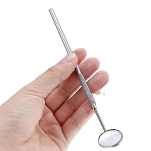 Dental <b>Mirror</b> Tool Manual <b>Dentist</b> Surgery Use CE Certified Stainless Steel Instrument Clear Oral Examination Hermann Meditech - Product Image 6