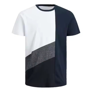 Custom Print logo size Color Drop Shoulder Men T Shirts Adjustable <b>Top</b> Trending New Design Men T Shirts for Adult - Product Image 1