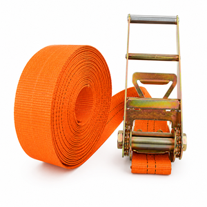Sangle d'arrimage à cliquet robuste en polyester haute résistance 100 mm 10000 kg pour transport industriel, service OEM - Product Image 4