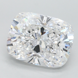 3.00 CARAT <b>CUSHION</b> MODIFIED CUT D <b>COLOUR</b> FL FLAWLESS PURITY IGI CERTIFIED LAB GROWN DIAMOND FOR JEWELERY MAKING - Product Image 1