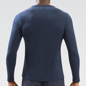 Conception de logo personnalisé, rashguards à manches longues pour hommes, respirants, impression par sublimation, rashguards pour hommes en gros, spandex/polyester - Product Image 3