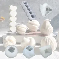 AK nodo a nido d'ape filato a forma di bolla stampo in Silicone 3D stampo per candele profumato fai-da-te stampi per sapone in Silicone fatti a mano stampo per torta al cioccolato