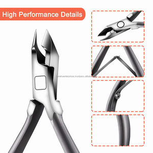 Pinces à cuticules Coupe-cuticules Ciseaux de manucure pour ongles Extracteur de peaux mortes Tondeuse Pince de manucure en acier inoxydable Fourniture d'usine - Product Image 2