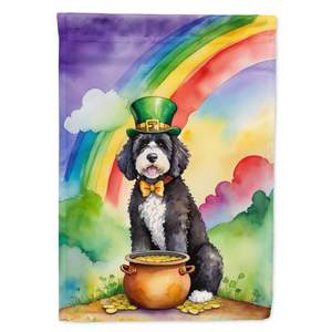 Multicolor portugués Perro de Agua Día de San Patricio jardín bandera buzón decorativo patio Banner para Patio ilustraciones para camas de flores - Product Image 1