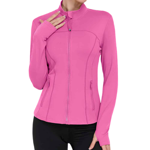 Chaqueta Deportiva de Diseño Clásico, Personalizable, de Color Sólido, Moderna, Transpirable, para Mujer - Product Image 1