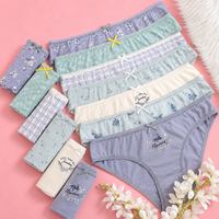 Culottes hipster sans couture pour femmes, taille mi-haute, couleur unie, en coton et élasthanne, style basique, lavables en machine, lingerie, lot en stock