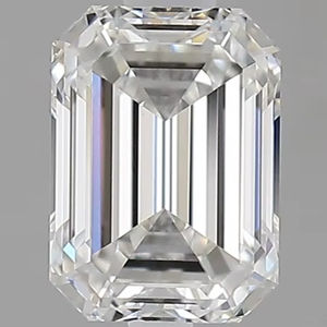 เพชรแท้ทรงเอเมอรัลด์ น้ำหนัก 1.00 กะรัต สี F ความสะอาด VVS1  ผ่านการรับรองจาก GIA  ขัดเงาแบบ EX  ไม่มีความสมมาตร  ไม่มีฟลูออเรสเซนซ์ - Product Image 1