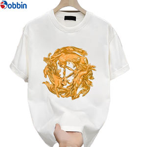 Camisetas con Logotipo Personalizado, 100% Algodón, Tallas Grandes, Casuales, de Manga Corta para Hombre, Antiarrugas, de Secado Rápido y Transpirables - Product Image 3