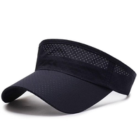 Chapeau de pare-soleil vierge respirant personnalisé en gros Casquette à visière réglable pour le tennis Pickleball Running Golf et les sports de plein air