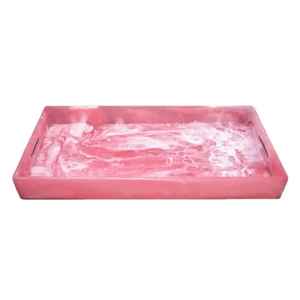 Bandeja de Servicio Decorativa Hecha a Mano de Resina Personalizada, Ecológica, Duradera, Segura y Moderna para Bodas Reales, Fiestas, Desayunos y Comida - Product Image 2