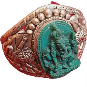 Brazalete de Metal Blanco de Estilo Religioso Budista Tibetano con Circonita para Regalo - Product Image 4