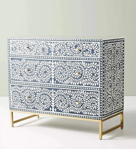 Armoire de salon de luxe en bois de os, faite à la main, design traditionnel antique, écologique, durable, personnalisable pour hôtel, chambre, école - Product Image 2