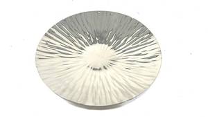 Assiettes texturées dorées, plateau rond en métal martelé, plateau décoratif, bol à salade de fruits, décoration de table de luxe pour mariage et fête - Product Image 6