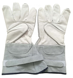 Guantes de Seguridad de Cuero con Textura Completa, Antideslizantes, Puño Reforzado, Uso General, Resistentes a la Abrasión - Product Image 5