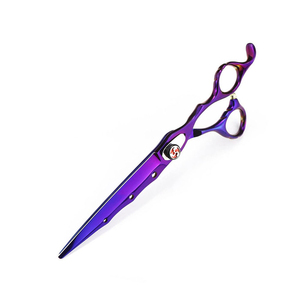 Ciseaux de coiffure fantaisie, ciseaux à cheveux 5,5 pouces à lames affûtées, outils de coupe de cheveux durables, ciseaux de barbier en acier allemand - Product Image 3