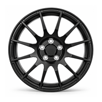 Jantes forgées à dix branches noir brillant 18-22 pouces 5x112 5x114.3 VIW-190 pour BMW Audi Mercedes-Benz