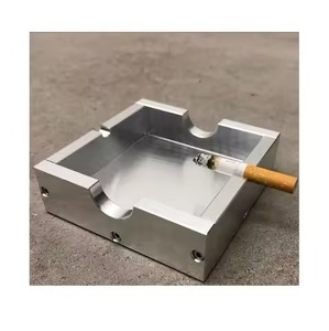 Cendrier en métal rustique, aspect vintage, porte-cendres de cigarette, protection contre le vent, pour l'extérieur et l'intérieur, décoration pour la maison - Product Image 5