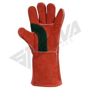Guantes de Trabajo de Cuero, de Seguridad, de Piel de Vaca, con Doble Palma de Cuero, para Construcción, Jardinería, Conducción, Trabajo Pesado, para Hombres y Mujeres - Product Image 4