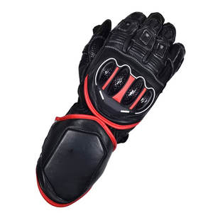 Gants de moto pour hommes les plus vendus, matériau de haute qualité avec motif uni, gants de moto pour hommes en cuir véritable - Product Image 6