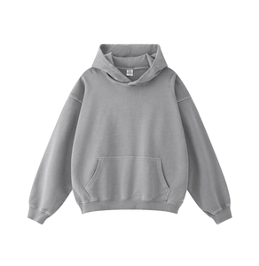 Sudadera con Capucha y Cremallera Personalizada de Felpa Gruesa de 350g, 100% Algodón, Estilo Urbano, Tie-Dye, Logotipo Frontal, Transpirable, Casual, Unisex - Product Image 2