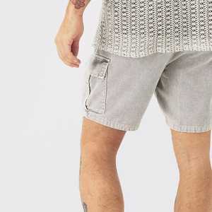Shorts Casuales Personalizados con Lavado Ácido en Venta, Shorts de Alta Calidad para Hombre con Lavado Ácido - Product Image 6