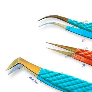 Pince à épiler antistatique en acier inoxydable à pointe en fibre, manuelle, OEM, multi-usage, antidérapante, pour professionnels (vente en gros) - Product Image 1