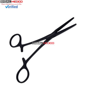 Ciseaux de secouriste noir enduit, ensemble de 3 pièces : ciseaux à pansements 5,5 pouces, hémostatique droit 5,5 pouces, pour premiers secours médicaux d'urgence - Product Image 2
