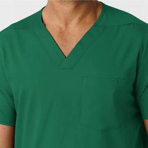 <b>Top</b> Quality Factory Medical Uniform Man <b>Scrubs</b> Set Medical <b>Scrubs</b> <b>Top</b> And Pants Nurse <b>Scrubs</b> Uniforms Sets Zippers For Men - Product Image 2