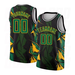Maillot de basket personnalisé, derniers uniformes d'équipe, impression par sublimation, polyester respirant et léger. - Product Image 1