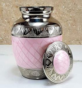 Luxury Crafted Aluminum <b>Keepsake</b> Cremation <b>Memorial</b> Urn Ash Holder Featuring Durable Elegant Finish And Lid Closure - Product Image 6