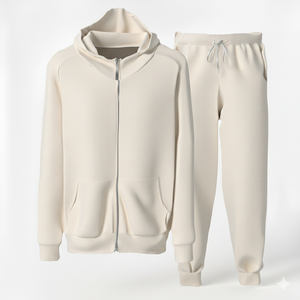 Ensemble de pantalons de survêtement et sweat à capuche en coton décontracté pour hommes ensemble de jogging unisexe survêtement personnalisé pour hommes, 100% coton - Product Image 5