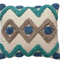 Housse de coussin en coton tissé naturel à imprimé floral, écologique, tissu doux et respirant, coussin décoratif confortable, hypoallergénique, pour la maison