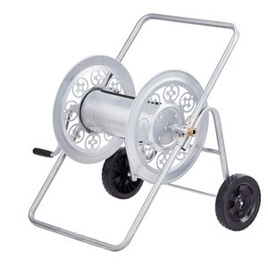 Carrello Avvolgitubo da Giardino in Ferro da 3/4 Pollici, 175ft-30m, Portatile e Regolabile con Funzione Soft per Irrigazione e Giardinaggio - Product Image 2