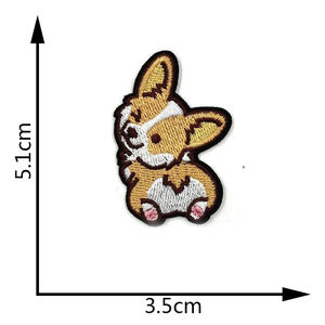 Patchs en feutre non tissé brodés à la main avec logo personnalisé, vente en gros, thermocollants et à coudre - Product Image 4