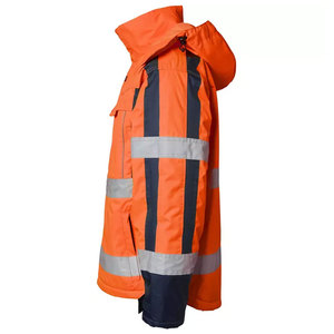 OEM Men's Safety Hi Vis Workwear Reflective Jacket Hi Vis Winter Safety Working Construction Jacket by <b>Star</b> Crystal Enterprises - Product Image 6