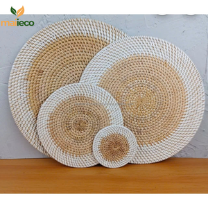 Napperon de centre de Table en rotin tissé à la main de Style classique Prix compétitif Expédition rapide Accessoires de décoration de mariage en bambou - Product Image 5