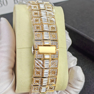 Nuevo Reloj de Cuarzo Cuadrado para Hombre, Relojes de Pulsera Masculinos de Lujo con Diamantes, Estilo Hip Hop, Relojes de Hombre con Cristales Brillantes - Product Image 4