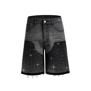 Short en strass pour homme à prix abordable, respirant, sur mesure, très tendance, confortable et au meilleur style - Product Image 6