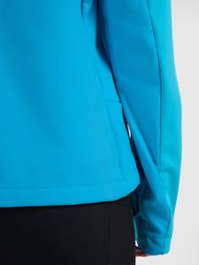 <b>Custom</b> Women's Softshell Jacket Hooded Outdoor Casual Windproof Full Zip Utility Pockets Lightweight Weather Resistant Apparel - Product Image 6