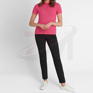 Camisa Polo de Moda para Mujer, Algodón, Manga Corta, Corte Regular, Tejido Transpirable y Suave, Estilo Casual Elegante, Ropa de Verano - Product Image 4