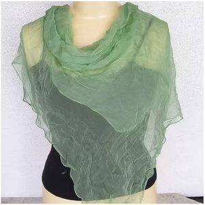 High Quality Plain Chiffon Hijab Muslim Scarf Soft Lightweight Skin Friendly Comfortable Breathable Elegant <b>Head</b> <b>Wrap</b> Shawl - Product Image 1