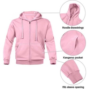 Ensemble de survêtement streetwear pour homme, pantalon évasé et pantalon de jogging, sweat à capuche, 100% coton respirant, fermeture éclair, très tendance - Product Image 3