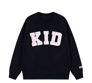 Sudadera Personalizada de Cuello Redondo en Tejido French Terry, Estilo Oversize, para Mujer, Ecológica, Impermeable, de Algodón - Product Image 6